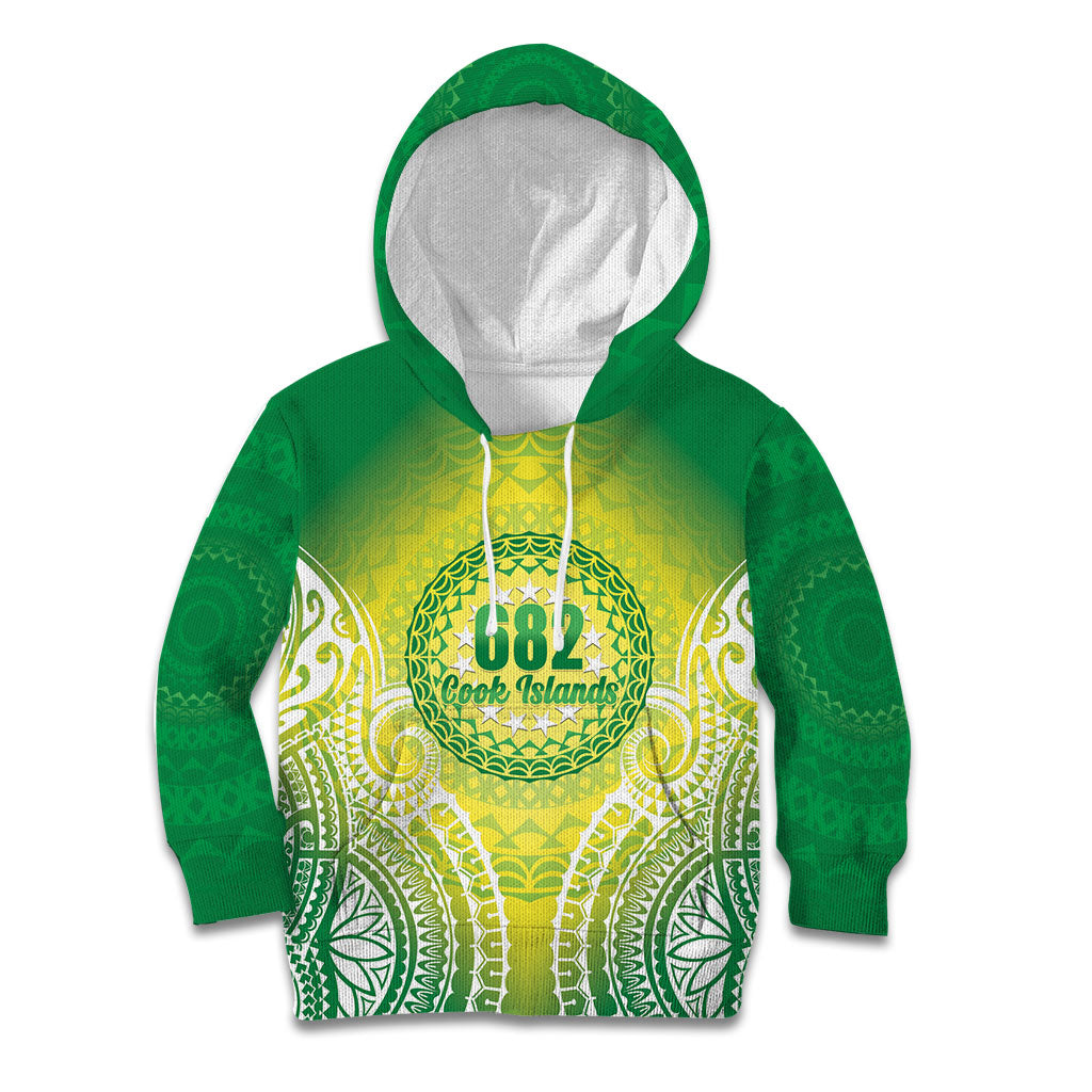 Cook Islands 682 Kid Hoodie Kuki 'Airani Area Code Proud