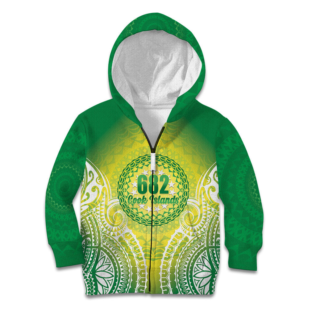 Cook Islands 682 Kid Hoodie Kuki 'Airani Area Code Proud