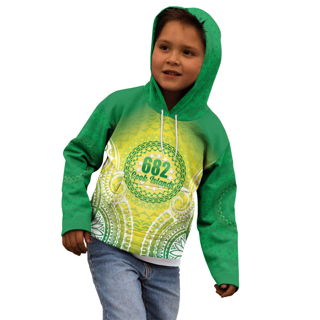 Cook Islands 682 Kid Hoodie Kuki 'Airani Area Code Proud
