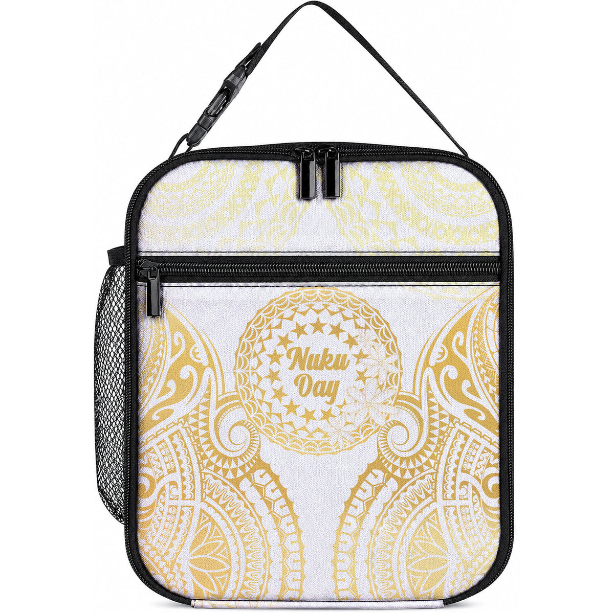 Cook Islands Gospel Day Lunch Bag Happy Nuku Day Tiare Maori Gold