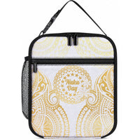 Cook Islands Gospel Day Lunch Bag Happy Nuku Day Tiare Maori Gold