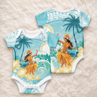 Ura Cook Islands Baby Onesie Kuki 'Airani Traditional Dance Tropical Vibes