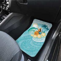 Ura Cook Islands Car Mats Kuki 'Airani Traditional Dance Tropical Vibes