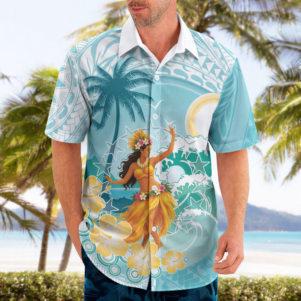 Ura Cook Islands Hawaiian Shirt Kuki 'Airani Traditional Dance Tropical Vibes