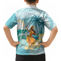Ura Cook Islands Hawaiian Shirt Kuki 'Airani Traditional Dance Tropical Vibes