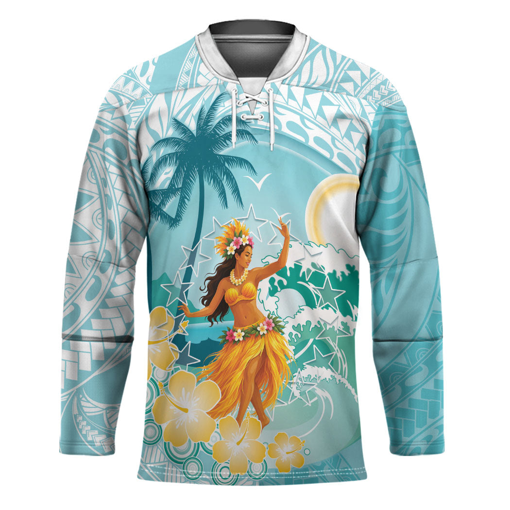 Ura Cook Islands Hockey Jersey Kuki 'Airani Traditional Dance Tropical Vibes