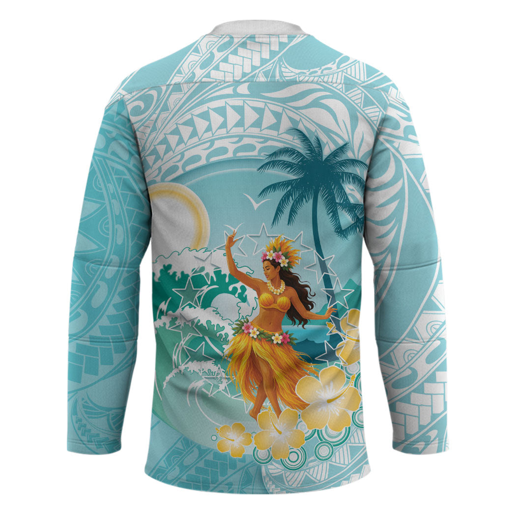 Ura Cook Islands Hockey Jersey Kuki 'Airani Traditional Dance Tropical Vibes