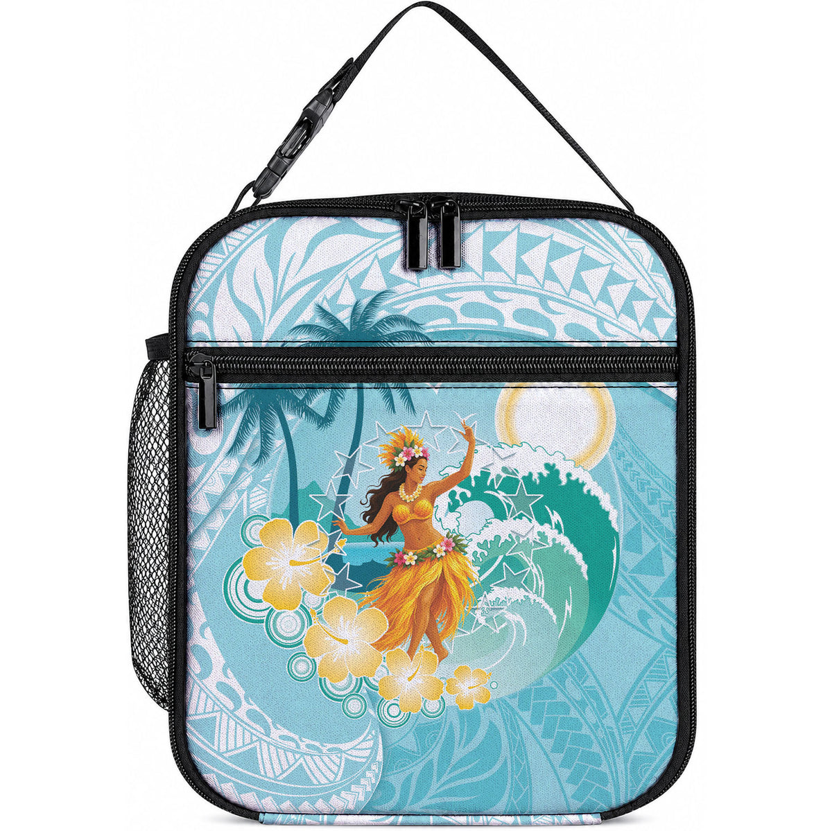 Ura Cook Islands Lunch Bag Kuki 'Airani Traditional Dance Tropical Vibes