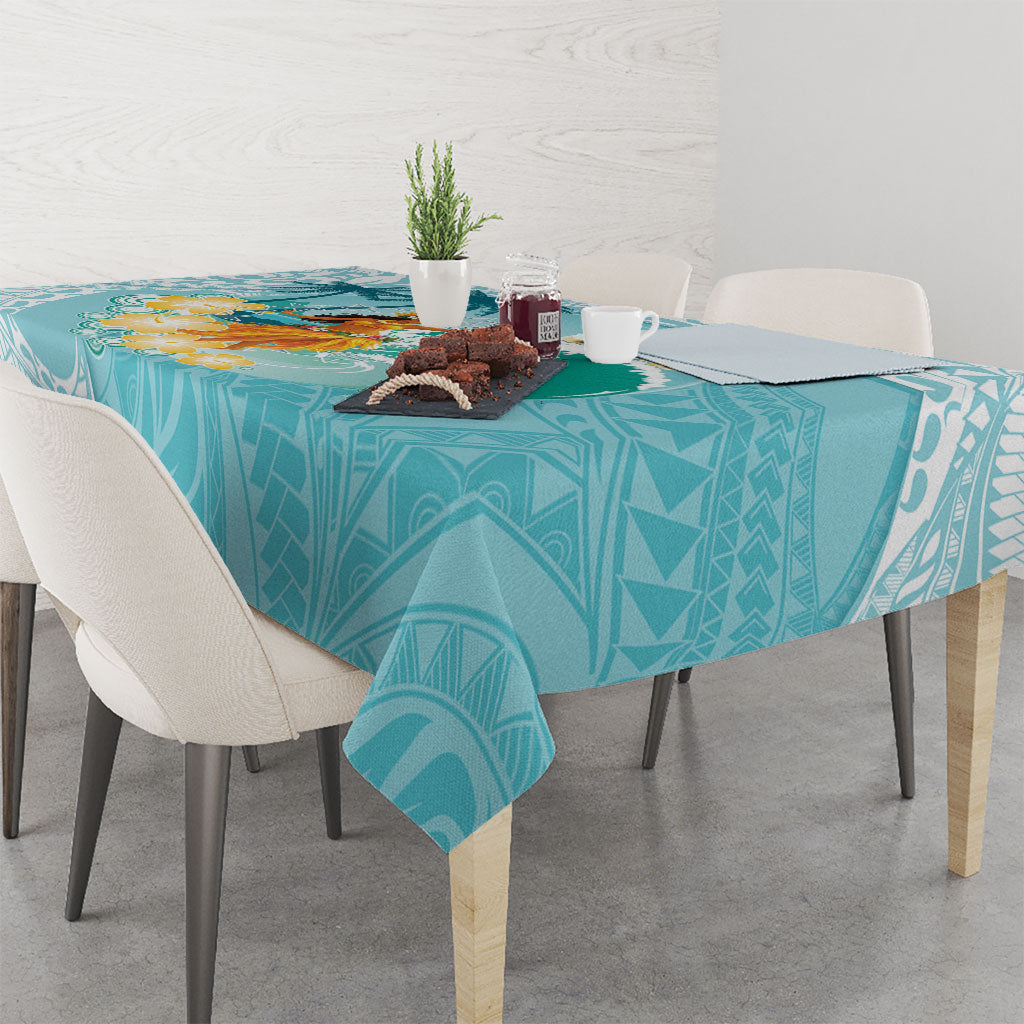 Ura Cook Islands Tablecloth Kuki 'Airani Traditional Dance Tropical Vibes