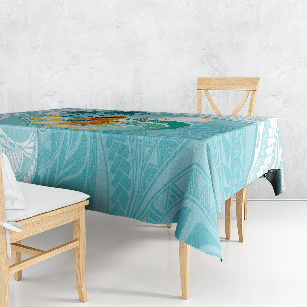 Ura Cook Islands Tablecloth Kuki 'Airani Traditional Dance Tropical Vibes