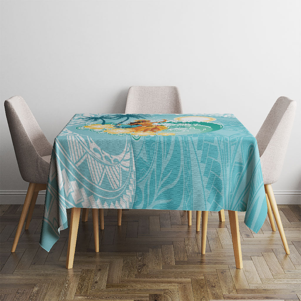 Ura Cook Islands Tablecloth Kuki 'Airani Traditional Dance Tropical Vibes