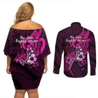 polynesia-breast-cancer-awareness-couples-matching-off-shoulder-short-dress-and-long-sleeve-button-shirts-think-pink-polynesian-ribbon-black-version