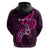 Personalised Polynesia Breast Cancer Awareness Hoodie Think Pink Polynesian Ribbon Black Version LT14 - Polynesian Pride