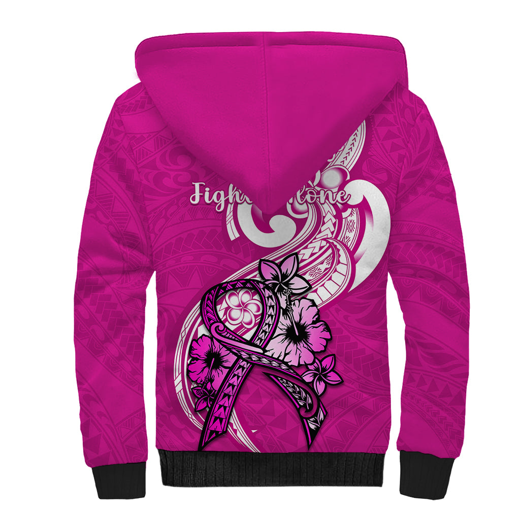 polynesia-breast-cancer-awareness-sherpa-hoodie-think-pink-polynesian-ribbon-white-version