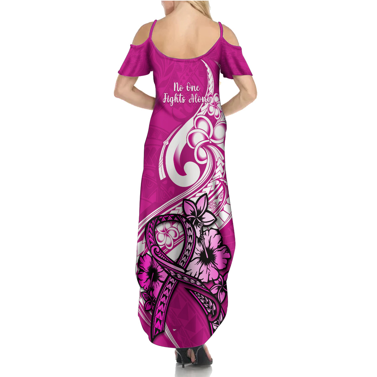 polynesia-breast-cancer-awareness-summer-maxi-dress-think-pink-polynesian-ribbon-white-version