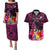 presonalised-tonga-breast-cancer-awareness-couples-matching-puletasi-dress-and-hawaiian-shirt-pink-ribbon-brave-strong-warrior-tongan-ngatu-pattern