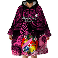 presonalised-tonga-breast-cancer-awareness-wearable-blanket-hoodie-pink-ribbon-brave-strong-warrior-tongan-ngatu-pattern