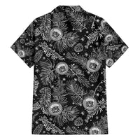 Hawaii Christmas Family Matching Off Shoulder Short Dress and Hawaiian Shirt Tropical Style With Coat Of Arms LT14 - Polynesian Pride