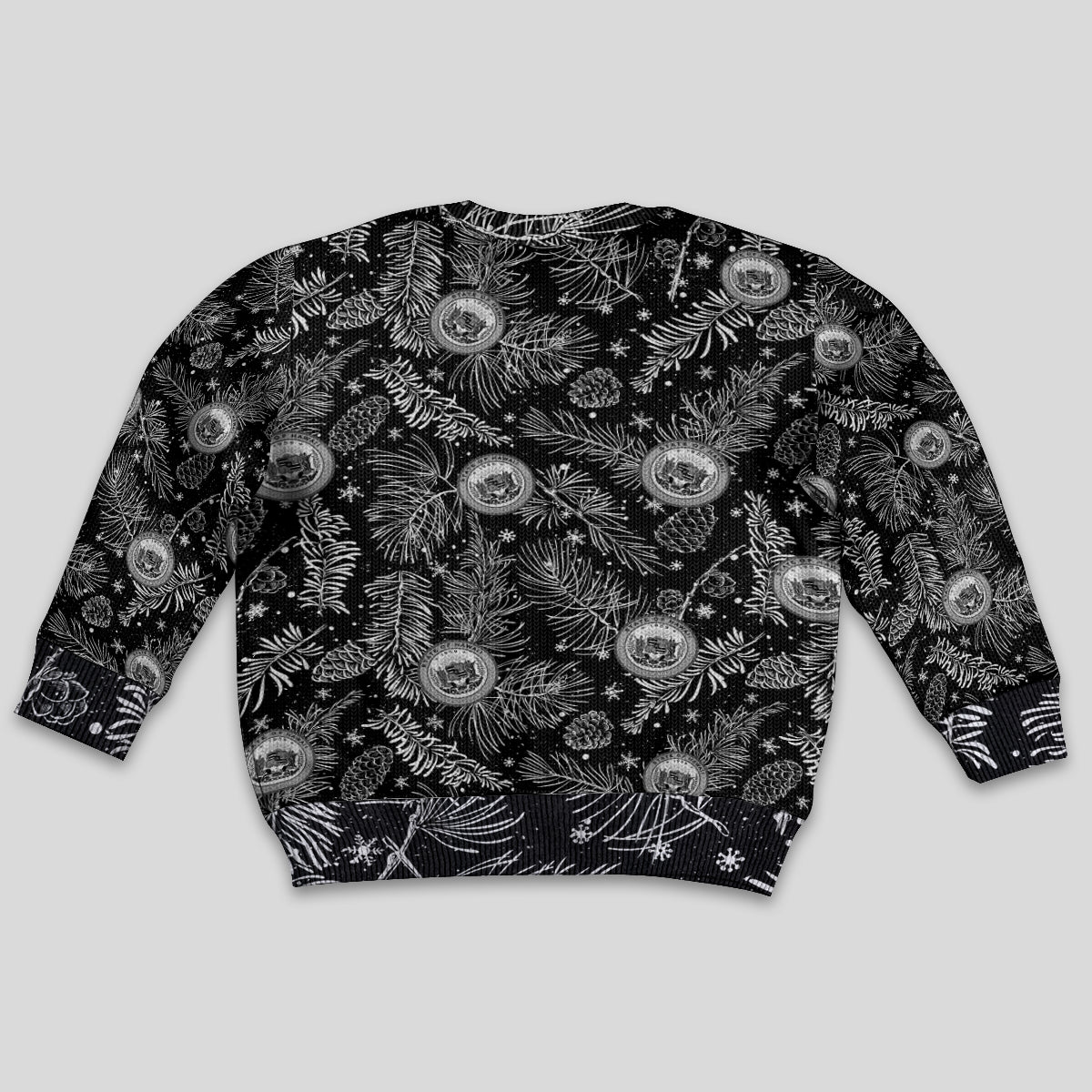 Hawaii Christmas Kid Ugly Christmas Sweater Tropical Style With Coat Of Arms LT14 - Polynesian Pride