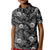 Hawaii Christmas Kid Polo Shirt Tropical Style With Coat Of Arms LT14 Kid Black - Polynesian Pride