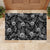 Hawaii Christmas Rubber Doormat Tropical Style With Coat Of Arms LT14 - Polynesian Pride