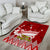 Tonga King Tupou I Day Area Rug Tongan Ngatu Pattern With Crown LT14 - Polynesian Pride