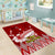 Tonga King Tupou I Day Area Rug Tongan Ngatu Pattern With Crown LT14 - Polynesian Pride