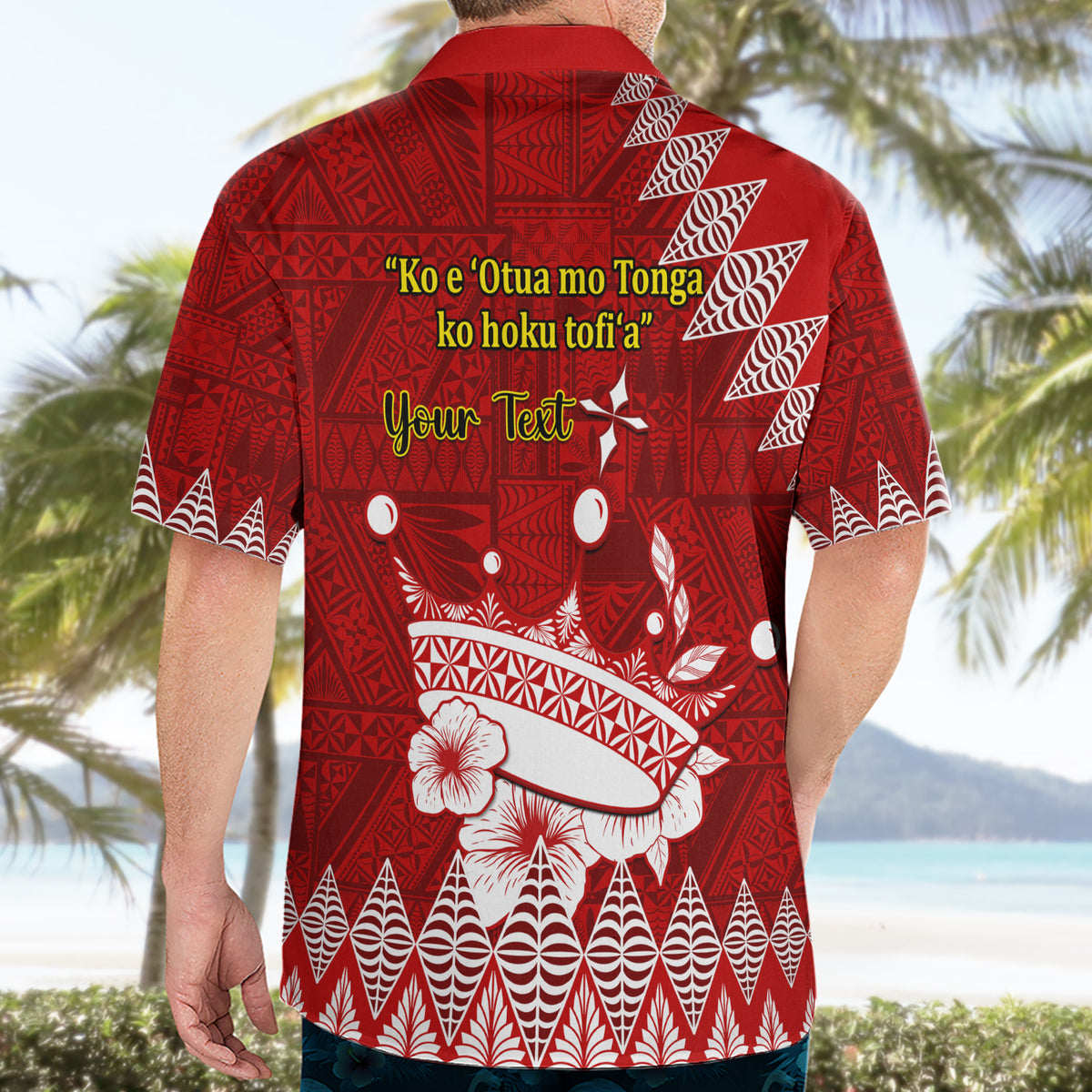 Personalised Tonga King Tupou I Day Hawaiian Shirt Tongan Ngatu Pattern With Crown LT14 - Polynesian Pride