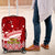 Tonga King Tupou I Day Luggage Cover Tongan Ngatu Pattern With Crown LT14 Red - Polynesian Pride