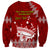 Personalised Tonga King Tupou I Day Sweatshirt Tongan Ngatu Pattern With Crown LT14 - Polynesian Pride