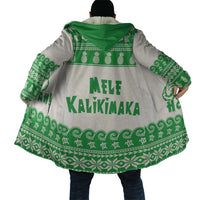Green Mele Kalikimaka Hawaii Cloak Funny Ho Ho Ho Santa Shaka - Polynesian Pride