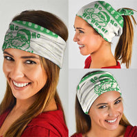 Green Mele Kalikimaka Hawaii Neck Gaiter Funny Ho Ho Ho Santa Shaka - Polynesian Pride