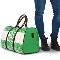 Green Mele Kalikimaka Hawaii Travel Bag Funny Ho Ho Ho Santa Shaka - Polynesian Pride