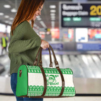 Green Mele Kalikimaka Hawaii Travel Bag Funny Ho Ho Ho Santa Shaka - Polynesian Pride