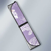 Purple Palaka Hawaii Leis Auto Sun Shade Hawaiian-plaid Elegant Tropical Vibes - Polynesian Pride