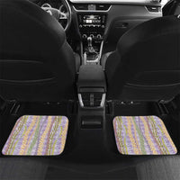 Purple Palaka Hawaii Leis Car Mats Hawaiian-plaid Elegant Tropical Vibes - Polynesian Pride