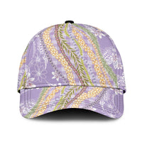 Purple Palaka Hawaii Leis Classic Cap Hawaiian-plaid Elegant Tropical Vibes - Polynesian Pride