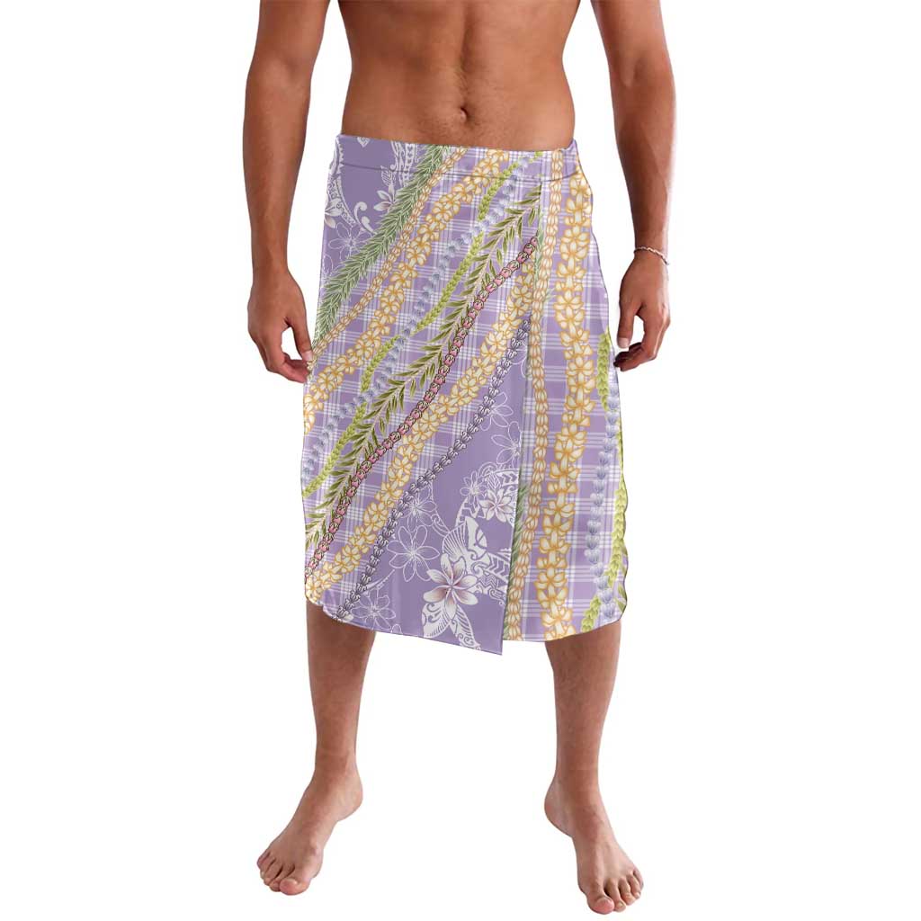 Purple Palaka Hawaii Leis Lavalava Hawaiian-plaid Elegant Tropical Vibes - Polynesian Pride