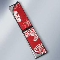 Red Palaka Hawaii Leis Auto Sun Shade Hawaiian-plaid Elegant Tropical Vibes - Polynesian Pride