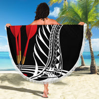 New Zealand Darts Beach Blanket Aotearoa Maori Fern Bring It On LT14 - Polynesian Pride