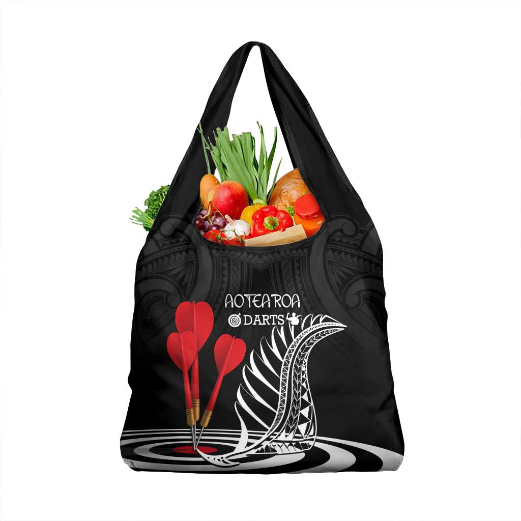 New Zealand Darts Grocery Bag Aotearoa Maori Fern Bring It On