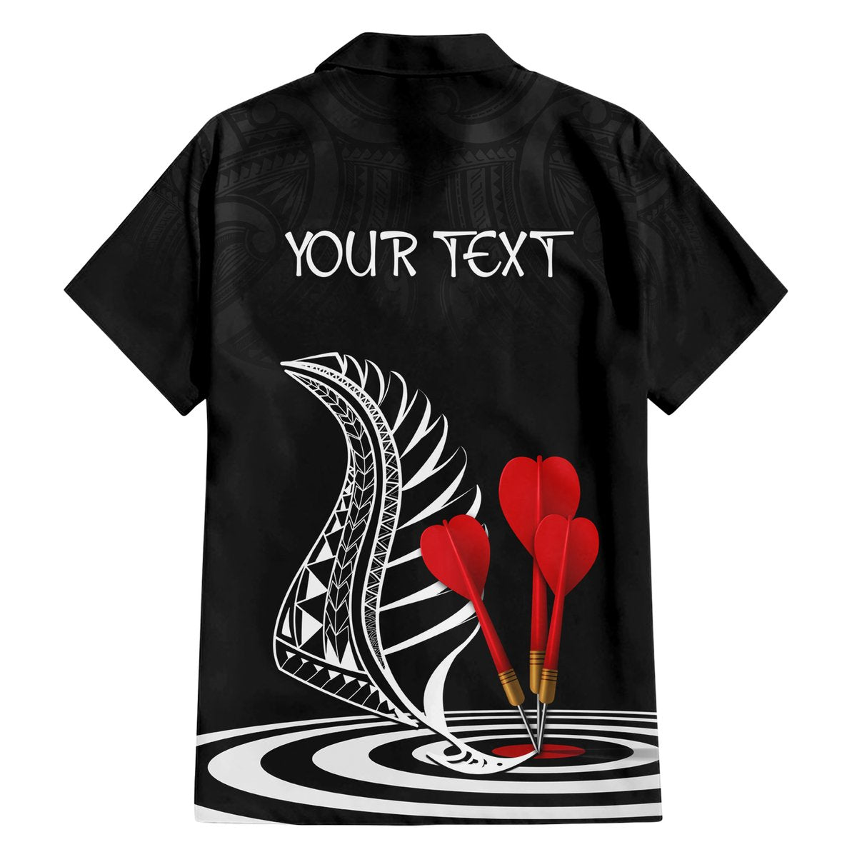 Personalised New Zealand Darts Hawaiian Shirt Aotearoa Maori Fern Bring It On LT14 - Polynesian Pride