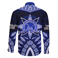 Tonga Tupou College And Queen Salote College Family Matching Puletasi Dress and Hawaiian Shirt Tongan Ngatu Pattern LT14 - Polynesian Pride