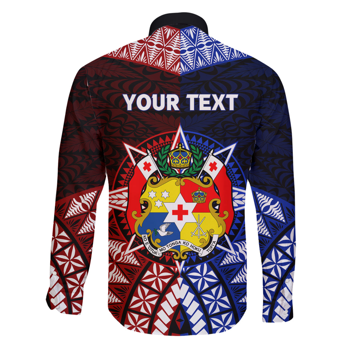 Personalised Tupou College And Kolisi Tonga Atele Family Matching Summer Maxi Dress and Hawaiian Shirt Tongan Ngatu Pattern LT14 - Polynesian Pride
