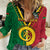 Personalised Hapi Independens Dei Vanuatu Women Casual Shirt