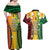 Vanuatu Independence Day Couples Matching Off Shoulder Maxi Dress and Hawaiian Shirt Long God Yumi Stanap Happy 45th Anniversary LT14