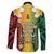Vanuatu Independence Day Family Matching Long Sleeve Bodycon Dress and Hawaiian Shirt Long God Yumi Stanap Happy 45th Anniversary LT14