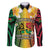 Vanuatu Independence Day Family Matching Off The Shoulder Long Sleeve Dress and Hawaiian Shirt Long God Yumi Stanap Happy 45th Anniversary LT14