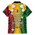 Vanuatu Independence Day Family Matching Short Sleeve Bodycon Dress and Hawaiian Shirt Long God Yumi Stanap Happy 45th Anniversary LT14