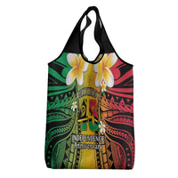 Vanuatu Independence Day Grocery Bag Long God Yumi Stanap Happy 45th Anniversary LT14